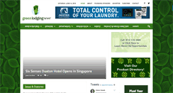 Desktop Screenshot of greenlodgingnews.com