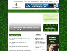 Tablet Screenshot of greenlodgingnews.com